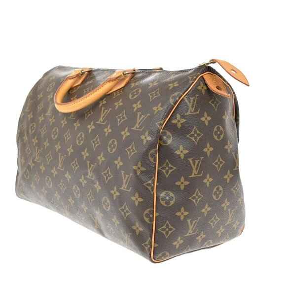 LOUIS VUITTON Speedy 40 Travel Hand Bag Monogram Leather Brown M41522 18KB319 - Picture 2 of 16